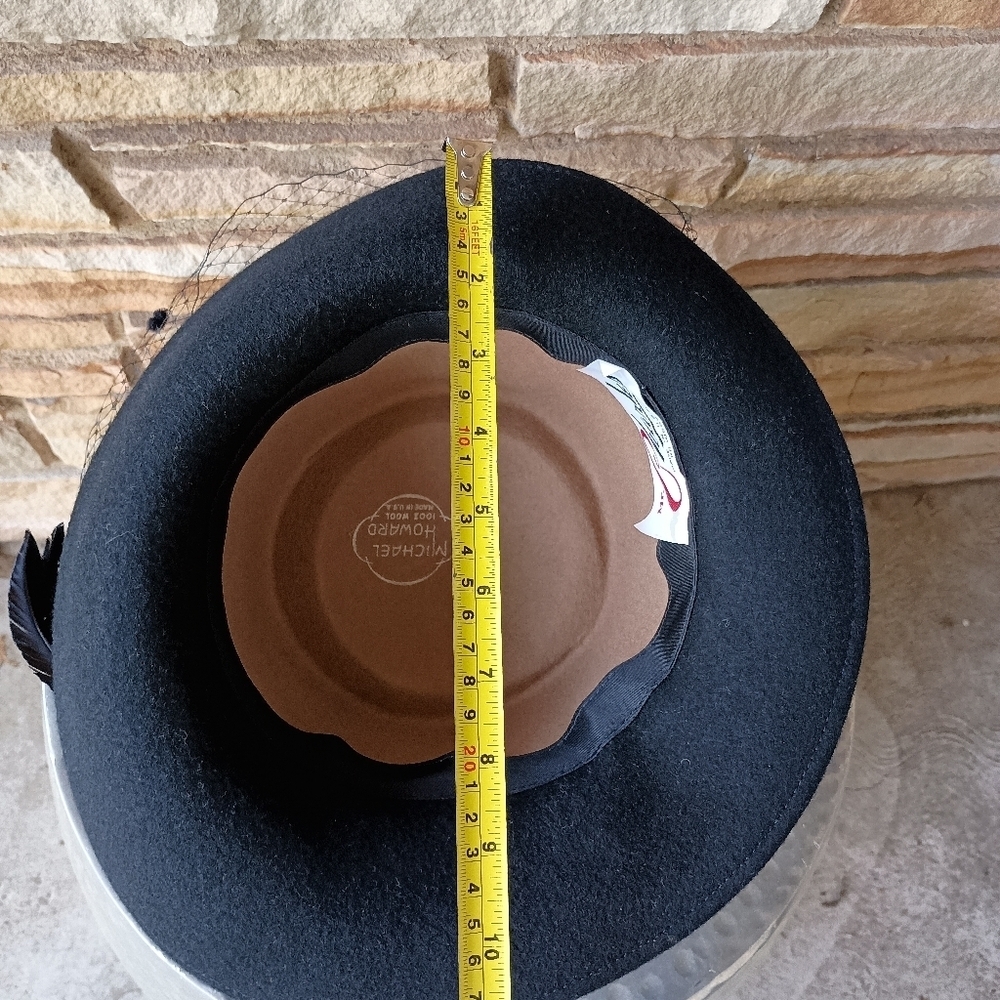 Vintage Michael Howard Mr Charles 100% Wool Ladies Hat - Picture 9 of 12